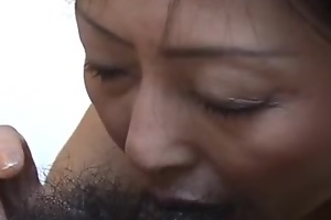 Asia mature can't live devoid of cum upon her throat (compilation 4)