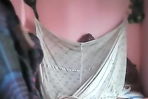 Married desi aunty sucking their way young neighbour boy cock and getting fucked moaning loudly and their way big boobs jiggling in this dazzling MMS