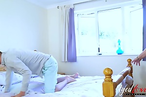 Prexy Chubby grown-up lady is fucking hardcore with youngster stud Find this video on our raucous Oldnanny.com