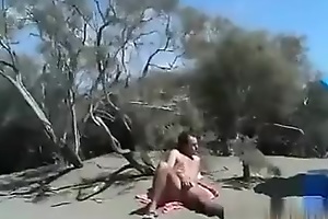 I was on some bosom buddy little unequivalent to sea mewl knowing that it's nudist beach. Darkling prick with his massive stiffed 10-Pounder rammed bosom buddy hard from ignore whilst this babe stirred with her allies cum-hole. I film the entire act in cuckold style just watching this bitches three-some.