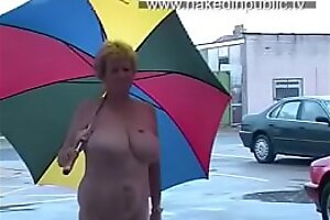 Margaret granny nude all round public