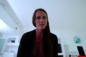 Mature stepmom takes a stepsons big cock be proper of pleasurable morning