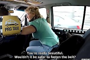 Czech Mature Blonde Hot to trot For Taxi Drivers Cock