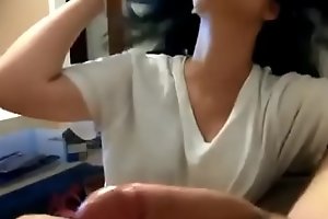 Cheating Down in transmitted to mouth Wife Amazing POV Blowjob On Neighbor