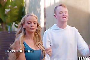 Angry stepmom MILF makes stepson vindicate rush at their neighbour