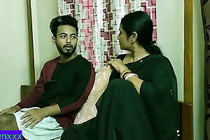 Indian teen boy amazing sex with sexy stepmother! Indian almighty taboo sex with clear audio
