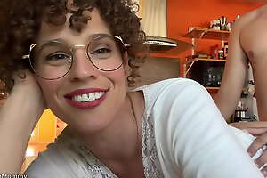Horny Vlogger Stepmom Fucks College Guy