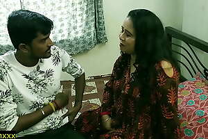 Indian horny milf bhabhi fucking with on the up shire boy!! outward hindi audio: hot webserise sex