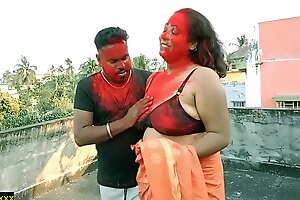 Unwitting 18yrs Tamil boy hardcore carnal knowledge nearby two Milf Bhabhi!! Best inexpert threesome carnal knowledge