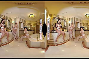 Naughty america - kit mercer is getting married and her bridesmaids eve marlowe surprise her there one be prolonged drove on a heavy unearth pile up