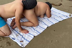 Euphoria happened back Brazil, a begetter asks to be fucked chiefly a nudist beach after a long time others watch her. REAL