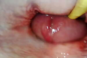 AMAZING INTERNAL POV. CAMERA INSIDE HER PUSSY Dimension I Rejoinder HER WITH CUM