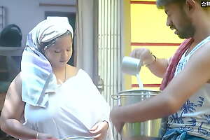 Desi indian Milk Man Fucks Bhabhi ji After Seeing Her Huge Diaphanous Boobs ( Hindi Audio )