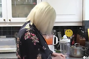 Gina Blonde In Chubby Blonde Gina And Her Seasoned Companion