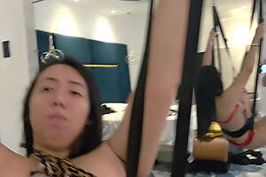 I fuck my new Chinese stepmother in a cheap hotel