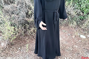 A Lebanese woman couldn't wait, so she decided to fuck herself in nature
