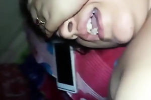 Bhabhi Bellyache Loud and Cum Outside the Cookie